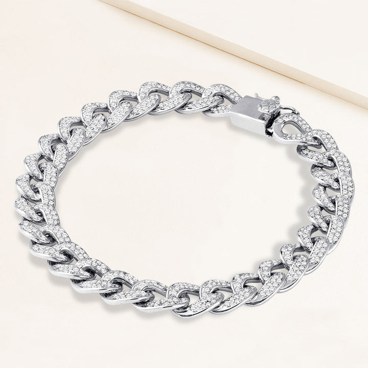 Links of Glam Pave Curb Chain Bracelet