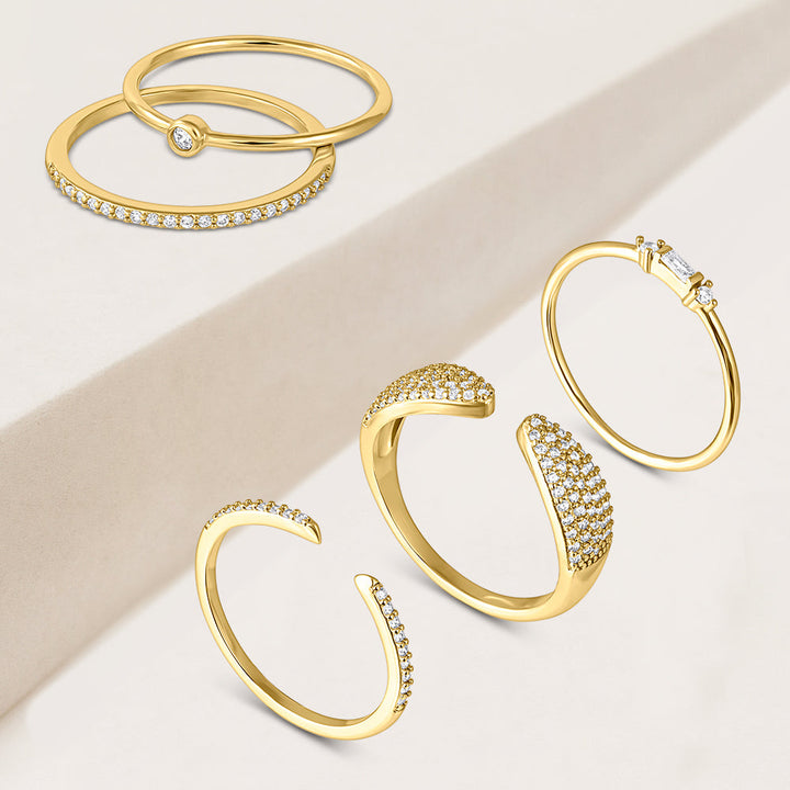 My Favorites Set of 5 Stackable Rings