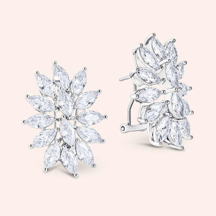 Bloom Marquise Statement Earrings