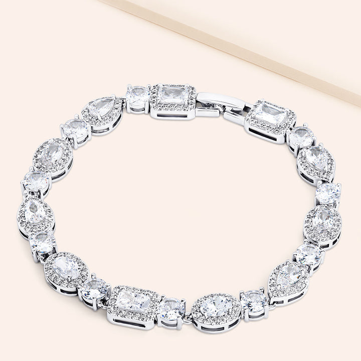 Opulence  Mixed-cuts Tennis Bracelet - Includes Extender