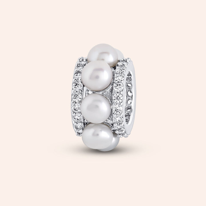 The Rondelle Pearl Charm